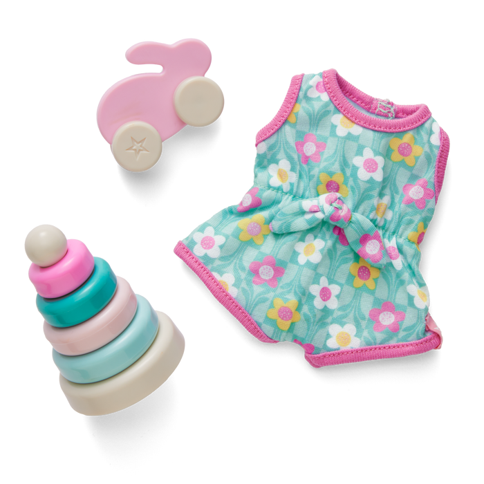 Little Bitty Baby™ Flower Romper & Play Set for 7.75-inch Dolls E8