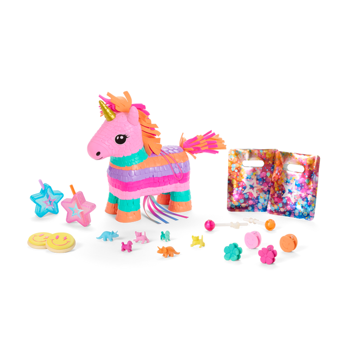 Unicorn Piñata & Party Accessories for 18-inch Dolls L1