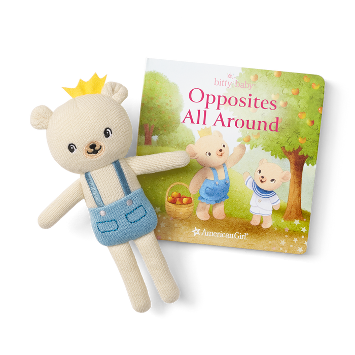 Bitty’s™ Bear Friend & Opposites All Around Board Book F5
