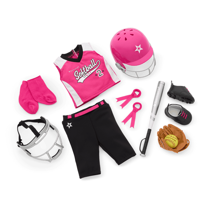Softball Star Uniform for 18-inch Dolls V7