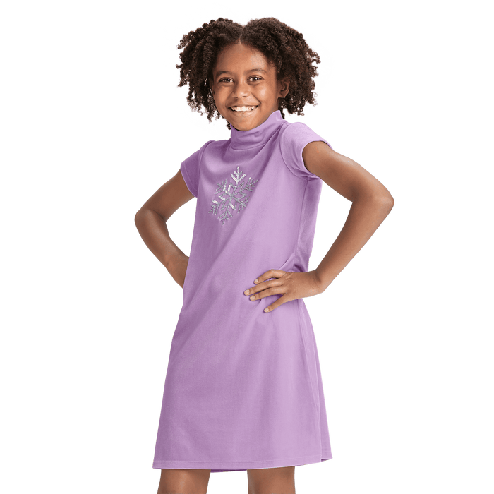 Soft as Snow Dress for Girls N5