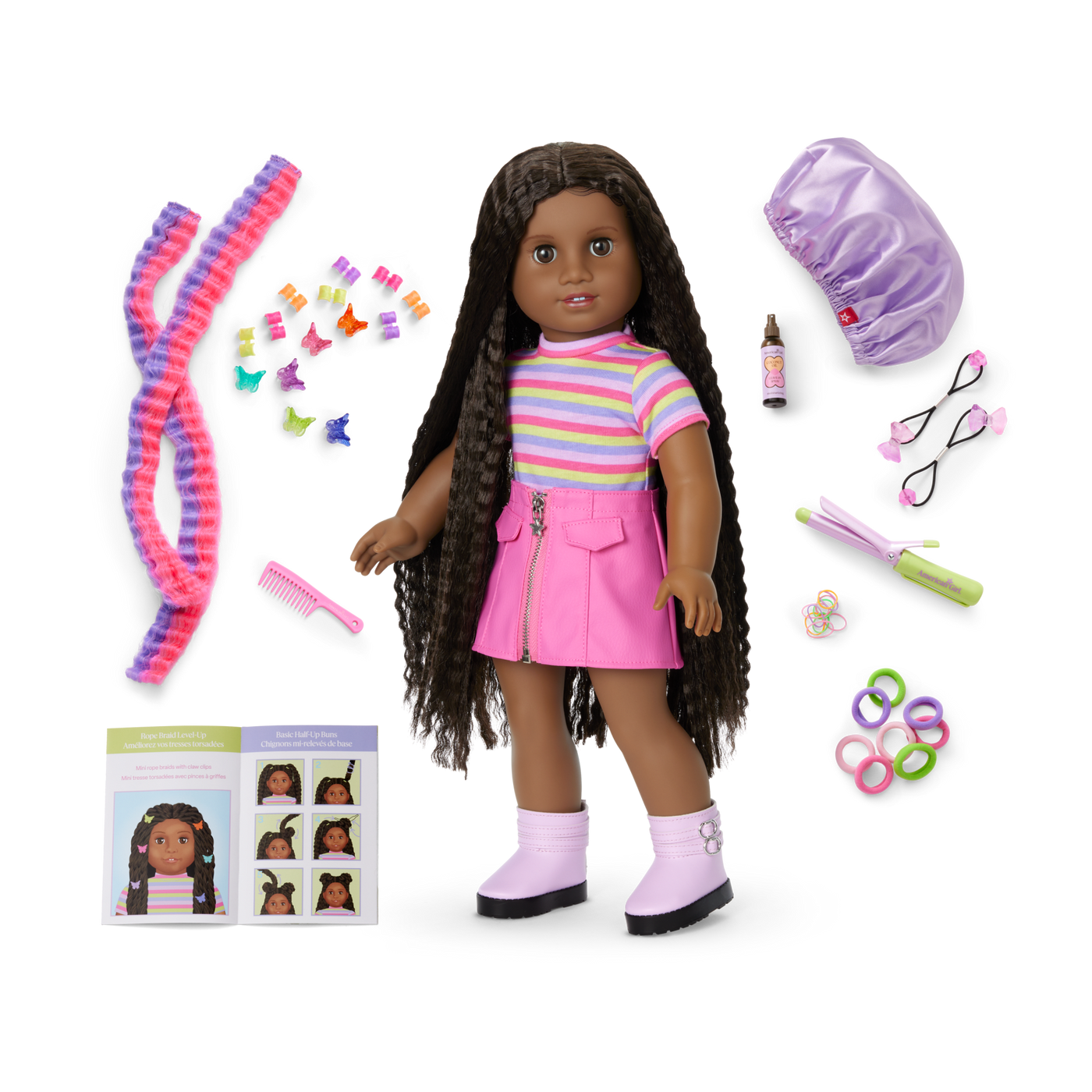 Long Hair Looks™ by Truly Me™ 18-inch Doll #135 & hair accessories P6