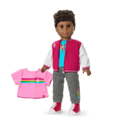 Truly Me™ 18-inch Doll #113 with curly dark-brown hair O5