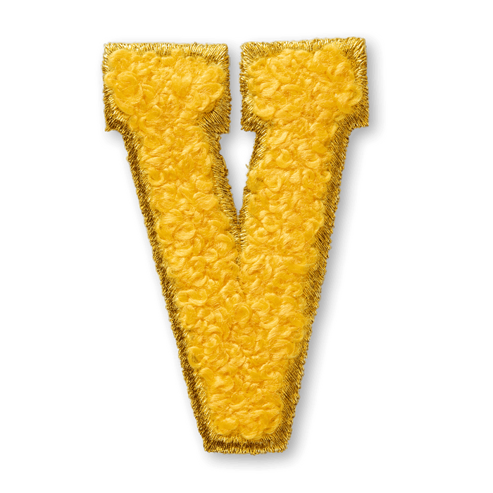 AG™ Letter V Stick-On Patch G0