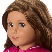 Truly Me™ 18-inch Doll #117 with wavy dark-brown hair R5