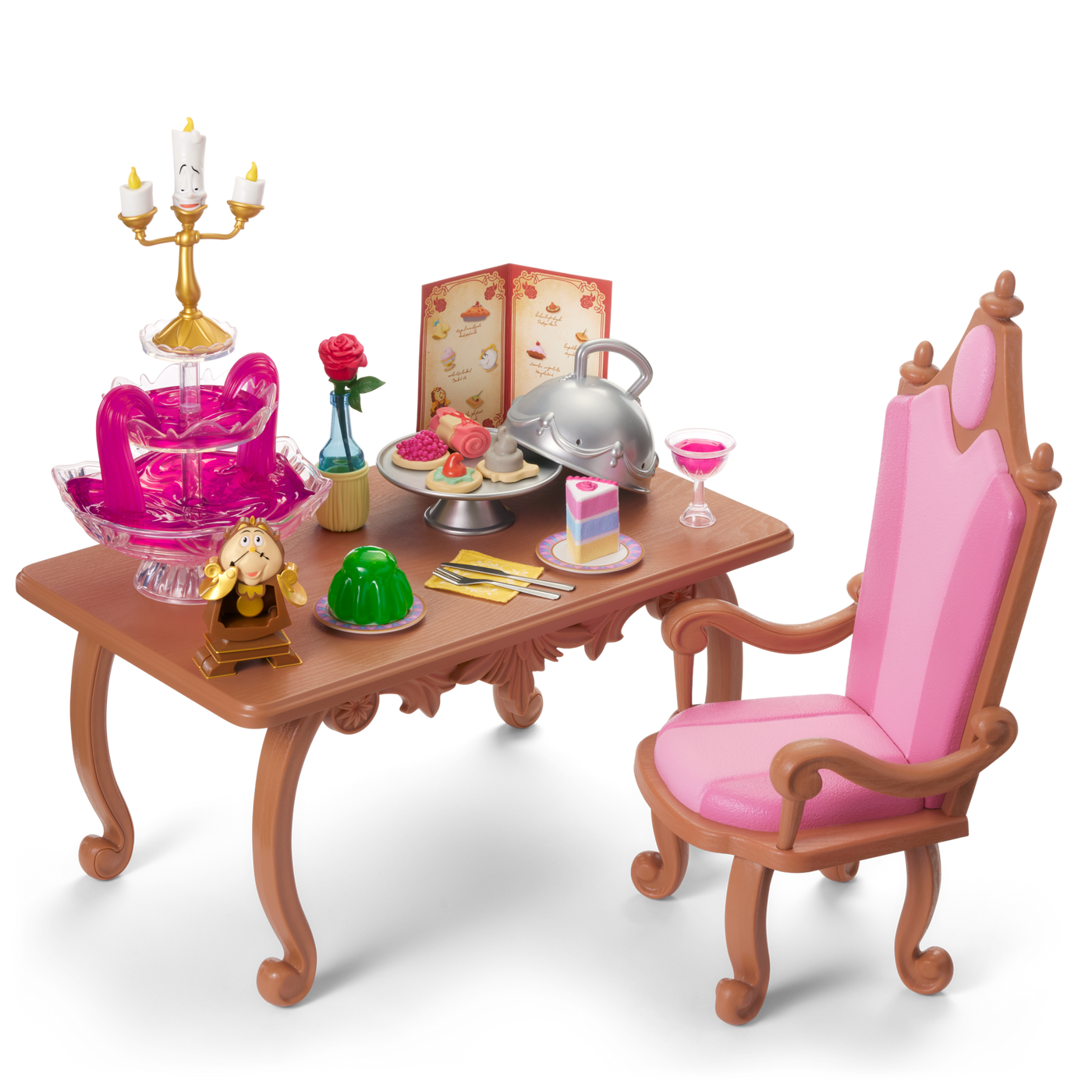 Disney Princess Belle Enchanted Castle Dining Set & Friends for 18-inch Dolls by American Girl® Z4