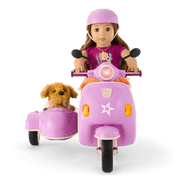 Hit the Road Scooter & Sidecar for 18-inch Dolls C7