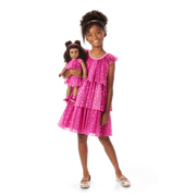 Pink Party-Ready Dress for Girls R5