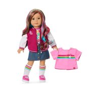 Truly Me™ 18-inch Doll #101 with wavy caramel hair V4