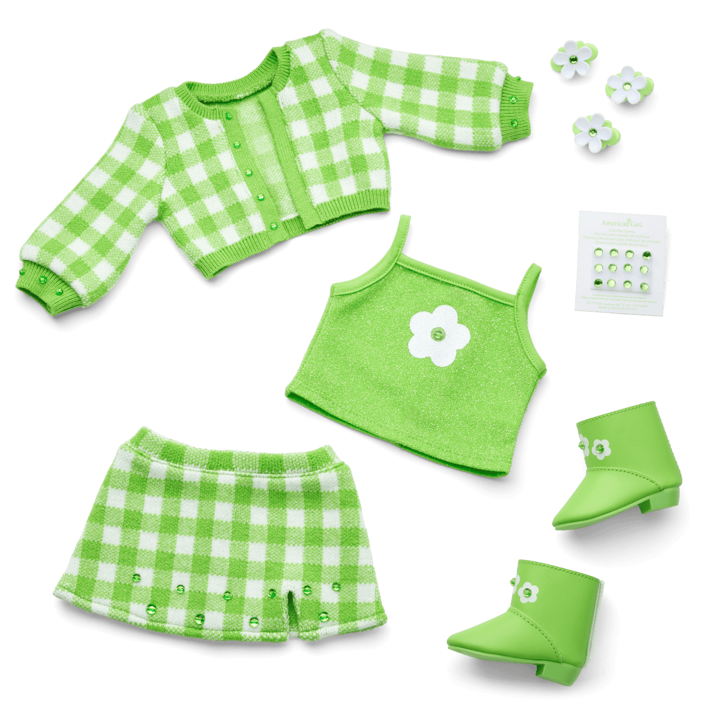 August Peridot Glow Outfit for 18-inch Dolls P7