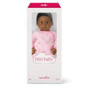 Bitty Baby® Doll #1 with black hair in Pastel Pink U0
