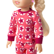 American Girl® x Hanna Andersson Berry Bright Stars Pajamas for 14.5-inch Dolls U2
