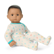 Bitty Baby® Doll #5 with dark-brown hair in Pastel Blue O3