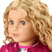 Truly Me™ 18-inch Doll #115 with curly blonde hair M8