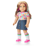Truly Me™ 18-inch Doll #110 with wavy blonde hair U8