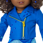 September Sapphire Sparkle Outfit for 18-inch Dolls R0