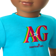 Truly Me™ 18-inch Doll #113 with curly dark-brown hair O5