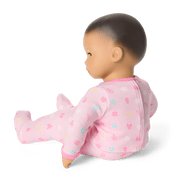 Bitty Baby® Doll #4 with black hair in Pastel Pink H0