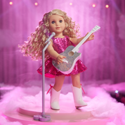 American Girl® x Megan Moroney Stage Outfit, Guitar & Mic Stand for 18-inch Dolls K0