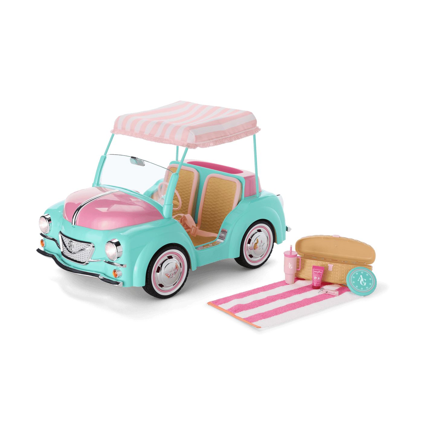 Raquel's™ Seaside Car for 18-inch Dolls (Girl of the Year™ 2026) L9