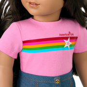 Truly Me™ 18-inch Doll #108 with curly black-brown hair X5