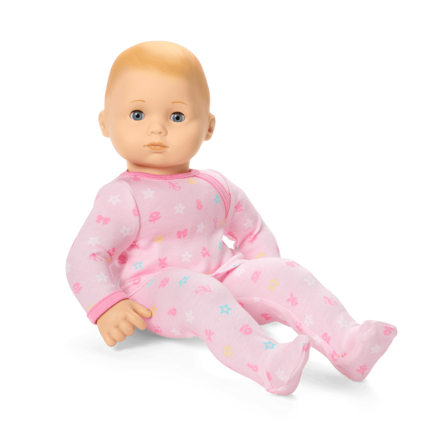 Bitty Baby® Doll #3 with blonde hair in Pastel Pink H2