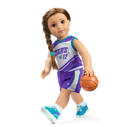 Star Player Basketball Outfit for 18-inch Dolls F5