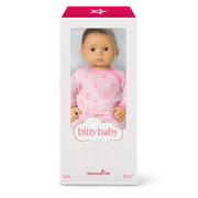 Bitty Baby® Doll #4 with black hair in Pastel Pink H0