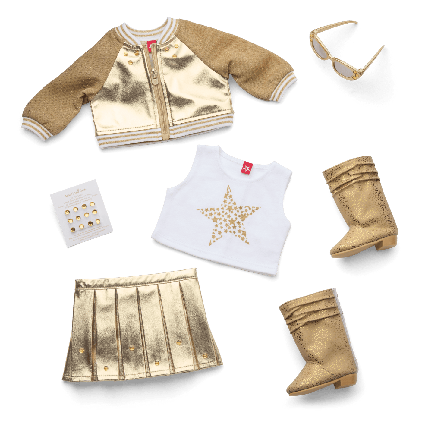 November Topaz Pizzazz Outfit for 18-inch Dolls Q8