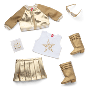 November Topaz Pizzazz Outfit for 18-inch Dolls Q8