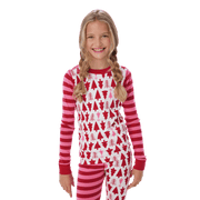 American Girl® x Hanna Andersson Holiday Treetops Pajamas for Little Girls & Girls R9