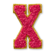 AG™ Letter X Stick-On Patch I8