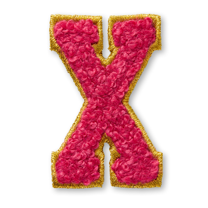 AG™ Letter X Stick-On Patch I8