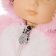 Playful Pink Bunny One-Piece Outfit for Bitty Baby® Dolls E2