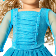 December Blue Brilliance Topaz Outfit for 18-inch Dolls K5