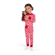 American Girl® x Hanna Andersson Berry Bright Stars Pajamas for Little Girls & Girls B9