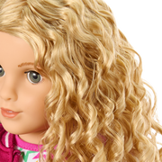 Truly Me™ 18-inch Doll #115 with curly blonde hair M8