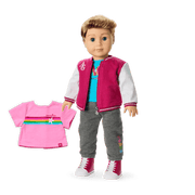 Truly Me™ 18-inch Doll #104 with straight caramel hair W3