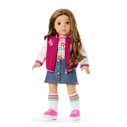Truly Me™ 18-inch Doll #118 with curly caramel hair S2