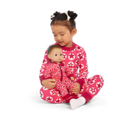 American Girl® x Hanna Andersson Berry Bright Stars Pajamas for Bitty Baby® Dolls N7