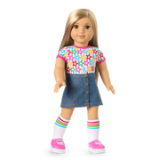 Truly Me™ 18-inch Doll #131 with straight blonde hair A3