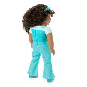 March Aquamarine Dream Outfit for 18-inch Dolls E5