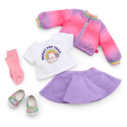 Summer’s™ Waggy Pup Tails™ Outfit for 18-inch Dolls (Girl of the Year™ 2025) E4