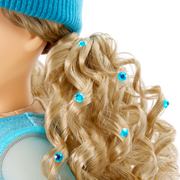 December Blue Brilliance Topaz Outfit for 18-inch Dolls K5