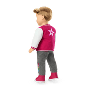 Truly Me™ 18-inch Doll #104 with straight caramel hair W3