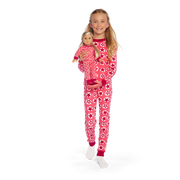 American Girl® x Hanna Andersson Berry Bright Stars Pajamas for Little Girls & Girls B9