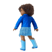 September Sapphire Sparkle Outfit for 18-inch Dolls R0