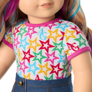 Truly Me™ 18-inch Doll #110 with wavy blonde hair S5