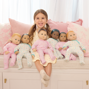 Bitty Baby® Doll #6 with red hair in Pastel Blue R5