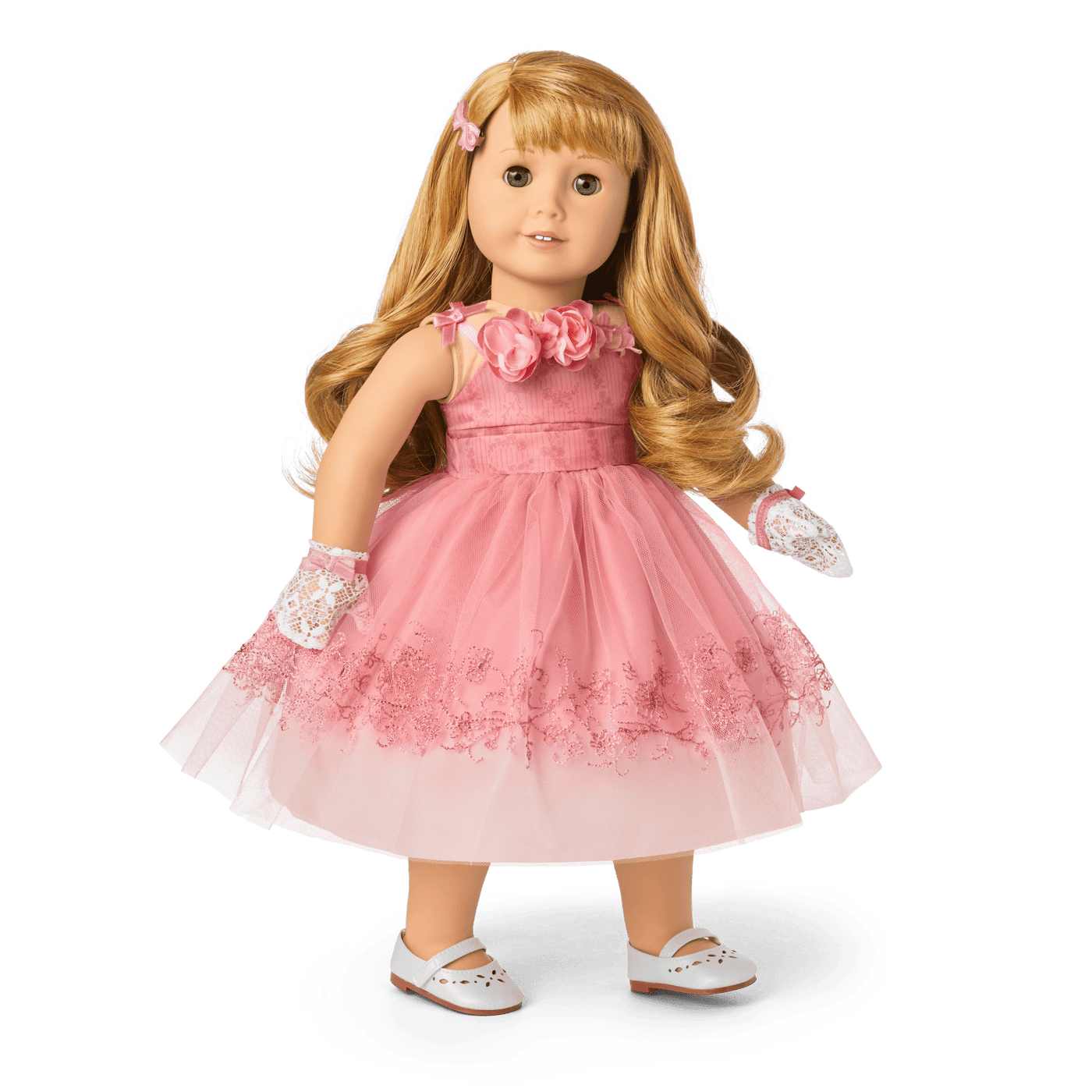 Maryellen’s™ Pretty Pink Dress for 18-inch Dolls (Historical Characters) K0